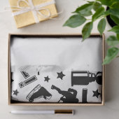 アイスホッケーパック棒スティック選手ゲームゴールスポーツ 薄葉紙 (ギフト)