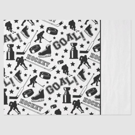 アイスホッケーパック棒スティック選手ゲームゴールスポーツ 薄葉紙 (正面)