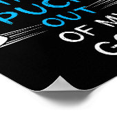 アイスホッケーパック遊アイスホッケーウィンターチームスポーツ ポスター (角)