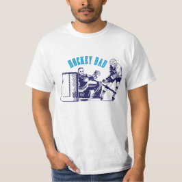 アイスホッケーパパスケートで滑る Tシャツ