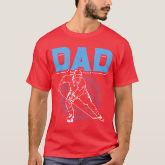 アイスホッケーパパホッケー父の友人 Tシャツ