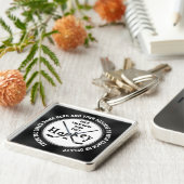 アイスホッケーパーソナライズされたコーチギフトアイディア,ホッケー キーホルダー (側面)