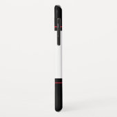 アイスホッケーパーソナライズされたゴアリー名 |スポーツ Case-Mate iPhoneケース (裏面/左)