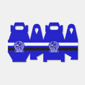 アイスホッケーパーソナライズされたプレーヤーブルー フェイバーボックス (折り畳みなし)