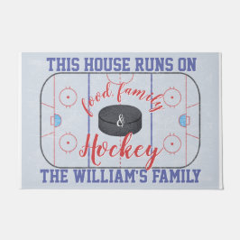 アイスホッケーファン ドアマット