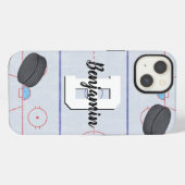 アイスホッケーファン iPhoneケース (裏面横)