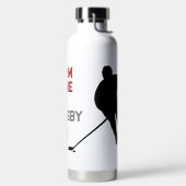 アイスホッケープレーヤーとチーム、プレイヤー名と番号 ウォーターボトル (左面)