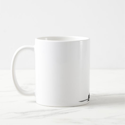 アイスホッケープレーヤーのマグ コーヒーマグカップ (左)