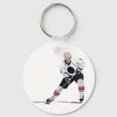 アイスホッケープレーヤーキーチェーン キーホルダー (正面)