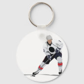 アイスホッケープレーヤーキーチェーン キーホルダー (裏面)