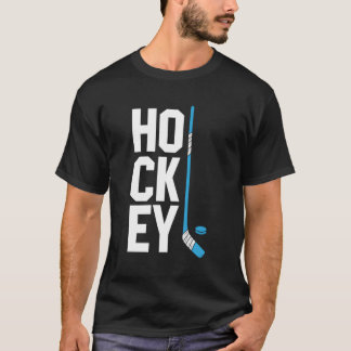 アイスホッケープレーヤーホッケーソンホッケー Tシャツ