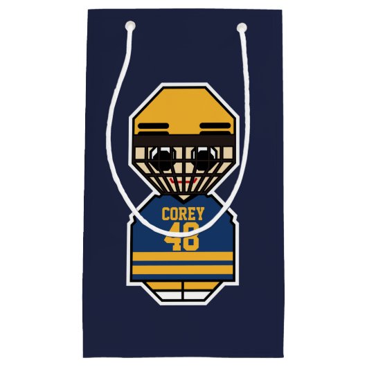 アイスホッケープレーヤー スモールペーパーバッグ (正面)