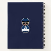 アイスホッケープレーヤー ノートブック (裏面)