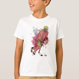 アイスホッケープレーヤー Tシャツ