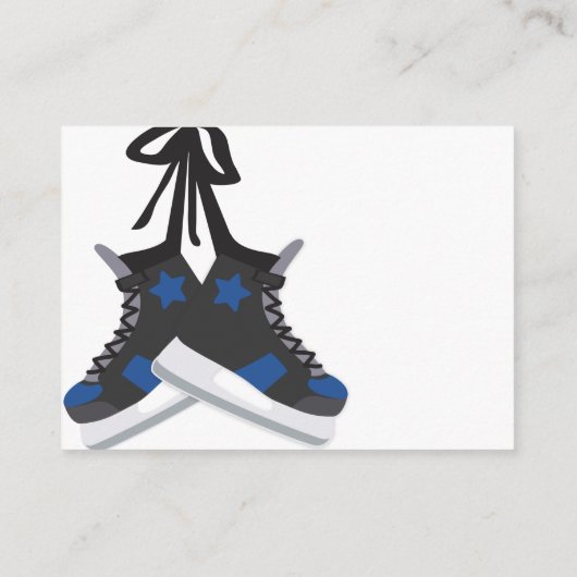 アイスホッケーベビーシャワーおむつラッフル エンクロージャーカード (裏面)