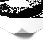 アイスホッケーポスターポモダンーツプリント ポスター (角)