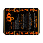 アイスホッケーママのプレゼントに マグネット (横)