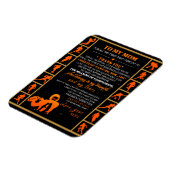 アイスホッケーママのプレゼントに マグネット (左側)