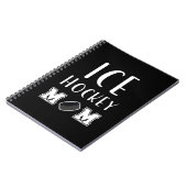 アイスホッケーママ ノートブック (左側)