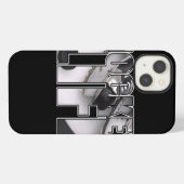 アイスホッケーライフ アイス上のホッケーギア iPhoneケース (裏面横)