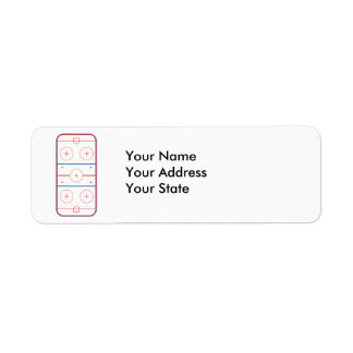 アイスホッケーリンクグラフィック ラベル