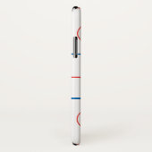 アイスホッケーリンクグラフィック Case-Mate iPhoneケース (裏面/右)