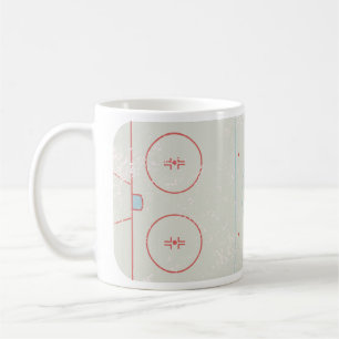 アイスホッケーリンク動揺してスタイル図 コーヒーマグカップ