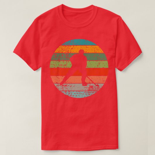 アイスホッケーレトロ1 Tシャツ (デザイン正面)