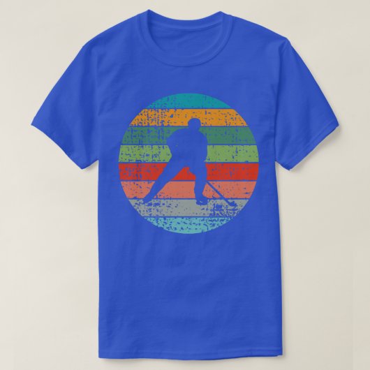 アイスホッケーレトロ1 Tシャツ (デザイン正面)