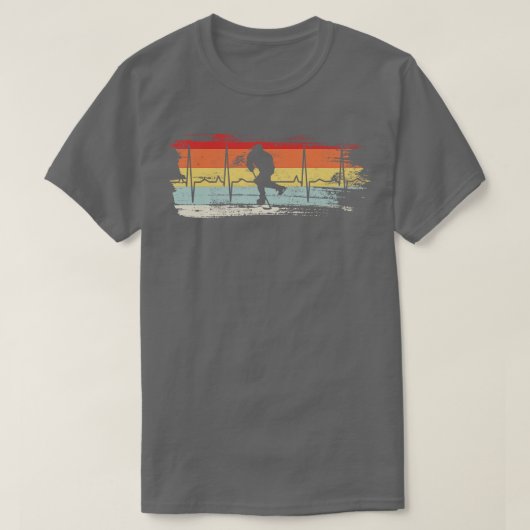 アイスホッケーレトロ2 Tシャツ (デザイン正面)