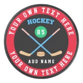アイスホッケー名前をカスタムする番号の作成 アイスホッケーパック (正面)