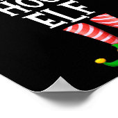 アイスホッケー小妖精や小人マッチングファミリーグループクリスマスパー ポスター (角)