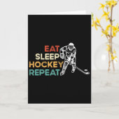 アイスホッケー愛が止まらない！ ユースプレート カード (黄色い花)