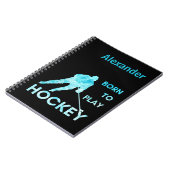 アイスホッケー生まれノテ遊ノッ凍っていク ノートブック (左側)