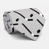 アイスホッケー用スティックおよびパックのカスタムでパターン（の模様が）あるなタイ ネクタイ (ロール)