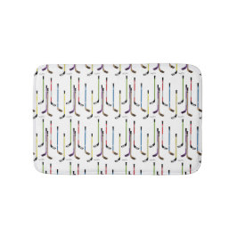 アイスホッケー用スティックの浴室 バスマット