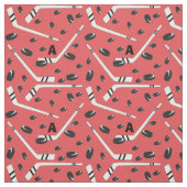 アイスホッケー用パックおよび棒 ファブリック (見本)