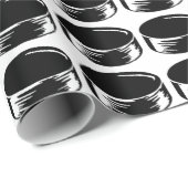 アイスホッケー用パックのベストセラーにアイスホッケーの包むこと ラッピングペーパー (ロールコーナー)