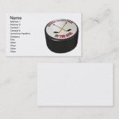 アイスホッケー用パック 名刺 (正面/裏面)