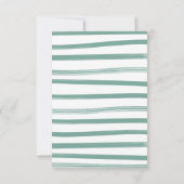 アイスホッケー用物干しベビー 招待状 (裏面)