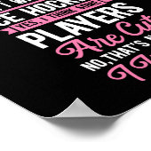 アイスホッケー私は女の子のYes、私はアイスホッケーを見る ポスター (角)