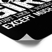 アイスホッケー私は普通のホッケーガールだ ポスター (角)