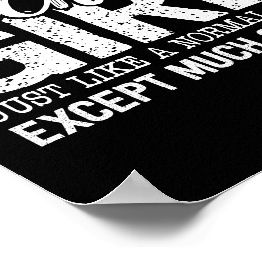 アイスホッケー私は普通のホッケーガールだ ポスター (角)