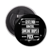 アイスホッケー紳士のユーモア 栓抜き (正面)