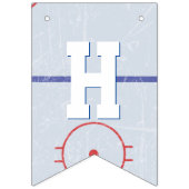 アイスホッケー誕生日パーティー バンティングフラッグ (第2の旗)