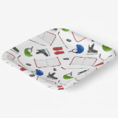 アイスホッケー誕生日パーティー ペーパープレート (傾斜あり)