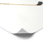 アイスホッケー赤ちゃんシャワー歓迎サイン ポスター (角)