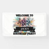 アイスホッケー選手 横断幕 (横)