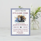 アイスホッケー開幕！スケートを履いて準備しよう 招待状 (スタンド正面)