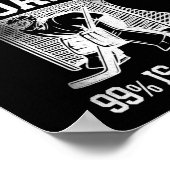 アイスホッケー100%正気でなくてもいい ポスター (角)